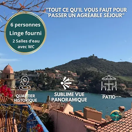 بيت للعطل Mas Pujades*maison Typique*t4*balcon Vue Mer*patio *